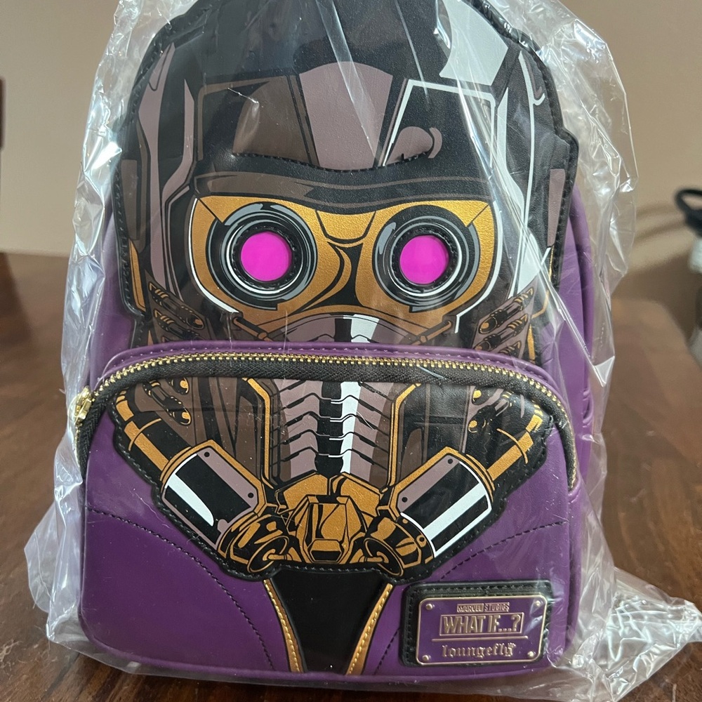 Loungefly Purple and Gold Backpack